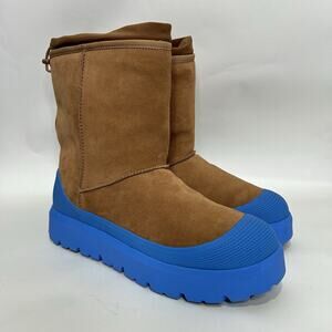 UGG Classic Short Hybrid Boot “Chestnut Sky Blue” 1143992